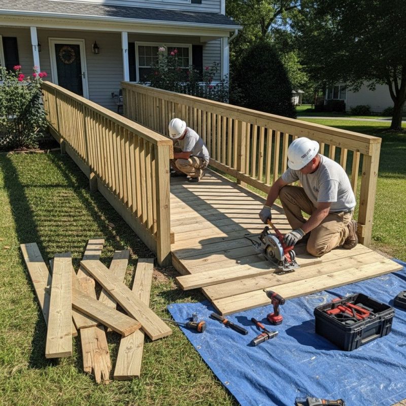 Local Disabled Ramp Replacement pros at work