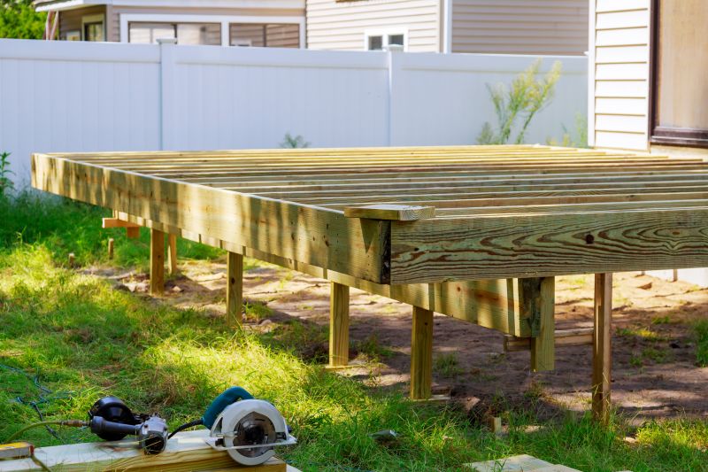 Ground Level Deck Construction in Redmond, WA